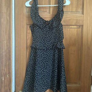Black & White Polka Dot Dress – Size Small